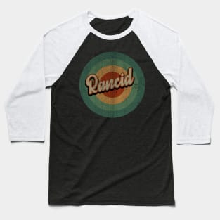 Circle Retro Vintage Rancid 80s Baseball T-Shirt